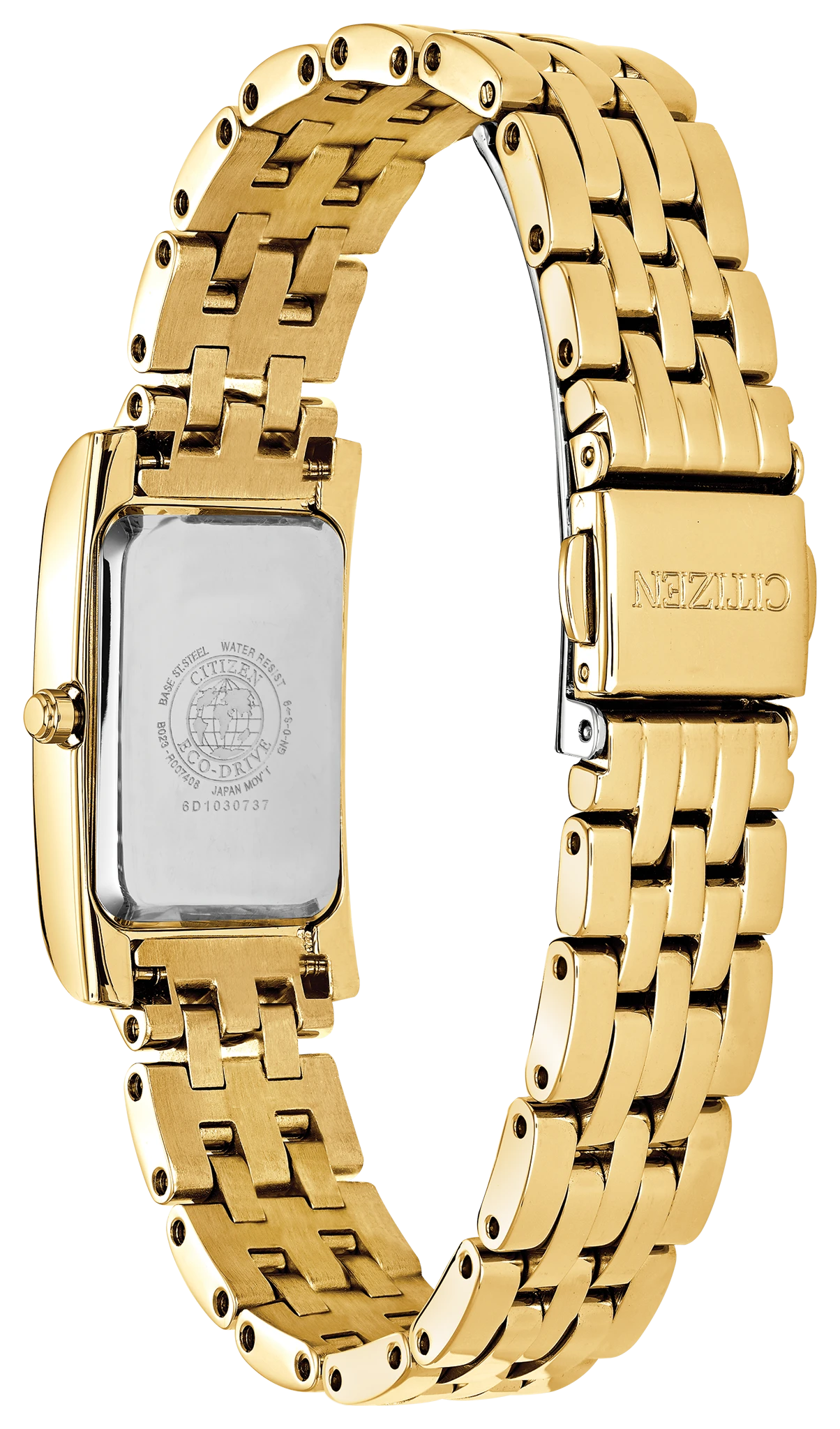 Silhouette Crystal - Ladies Eco-Drive ® Crystal Gold Watch | CITIZEN
